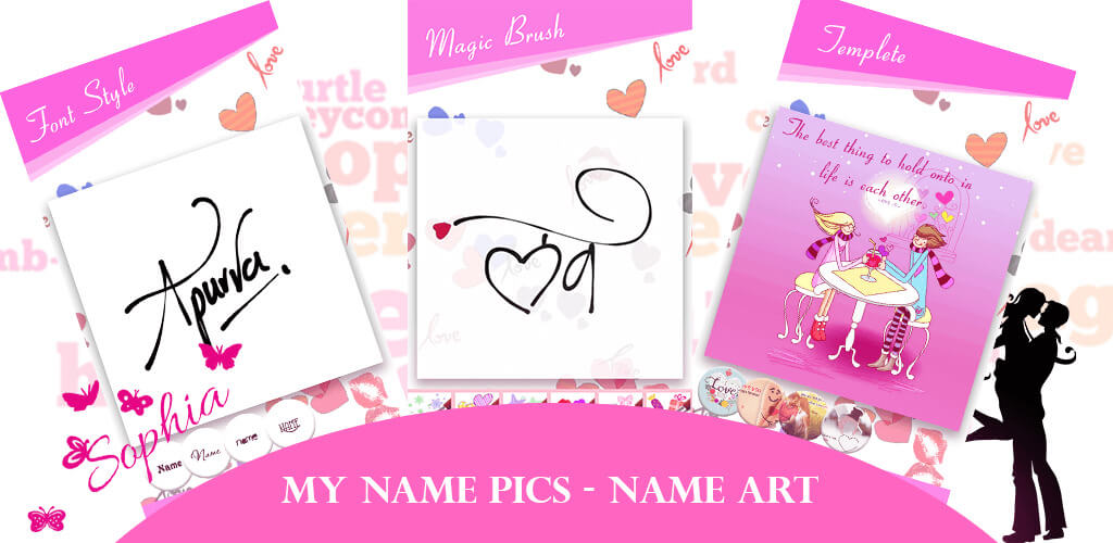 Name Art Collage Maker and Grid Photo Layout